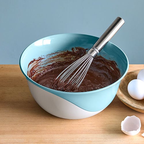 mixing bowl with spoon