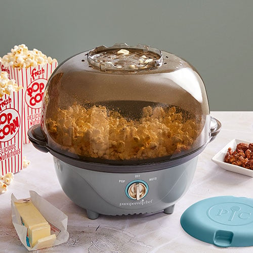 Open Kitchen Hot Air Popcorn Maker, Popcorn Machine