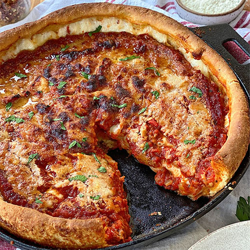 Chicago Deep Dish Pizza (Gino's Copycat)