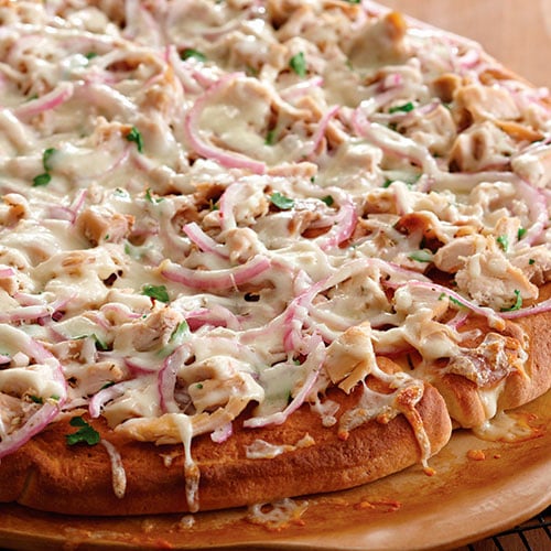 ThickCrust Chicken, Onion &amp; Rosemary Pizza Recipes Pampered Chef