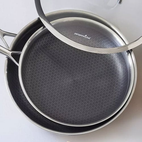 Pampered Chef 8.5 (22-cm) Stainless Steel Nonstick Skillet