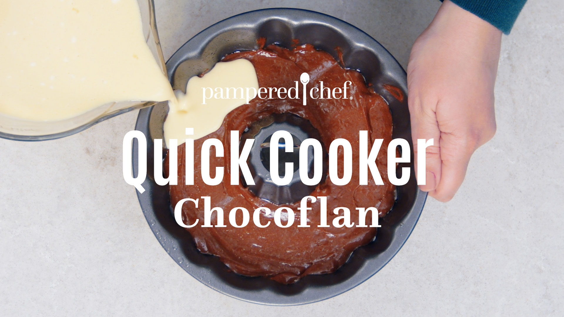 Quick Cooker Chocoflan