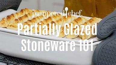 Pampered Chef Stoneware Bar Pan Baking Cookie Sheet 13 x 9 010207