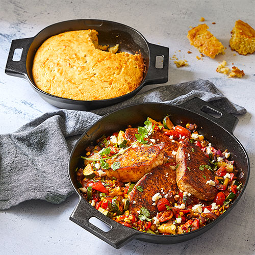 Pampered Chef 1-Qt. (1-l) Enameled Cast Iron Milk Pan