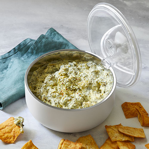 Keep your food hot with Pampered Chef Insulated Bowls 