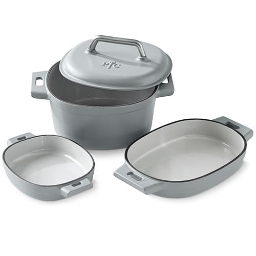 Pampered Chef 1-Qt. (1-l) Enameled Cast Iron Milk Pan