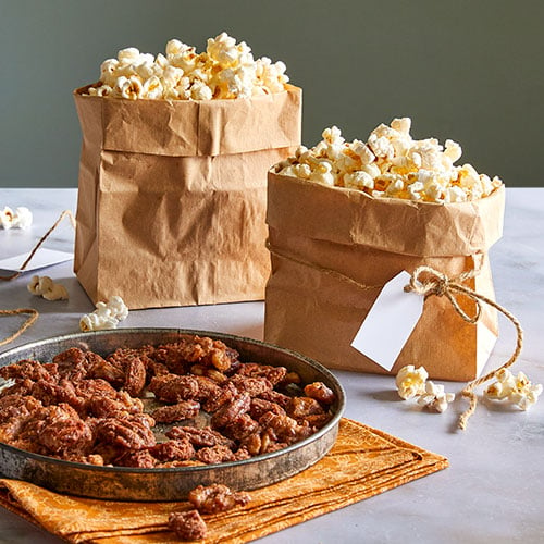 Stir Crazy Popcorn Popper with Large Lid for Serving Bowl - Stir