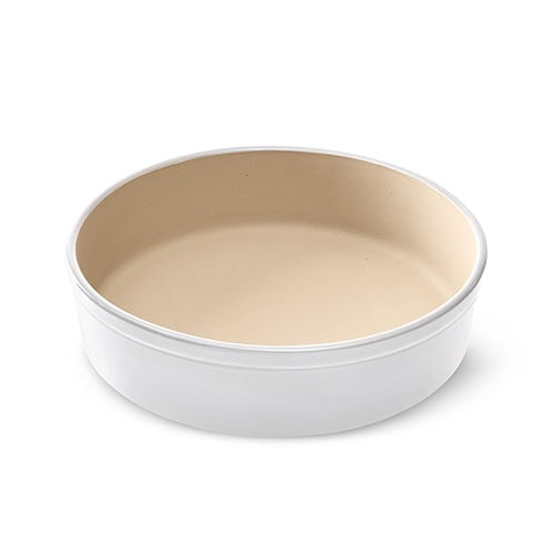 MASTER Chef Ceramic Baker Pan, White, 9 x 14-in