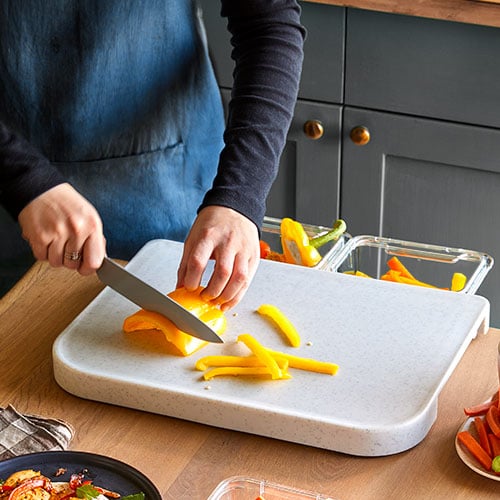 Cutting Board Chopping Large Plastic Safe Food Kitchen Cook