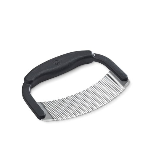  Pampered Chef Crinkle Cutter #1063 - French Fry Slicer, Vegetable Salad Chopping Knife, Stainless Steel Blade