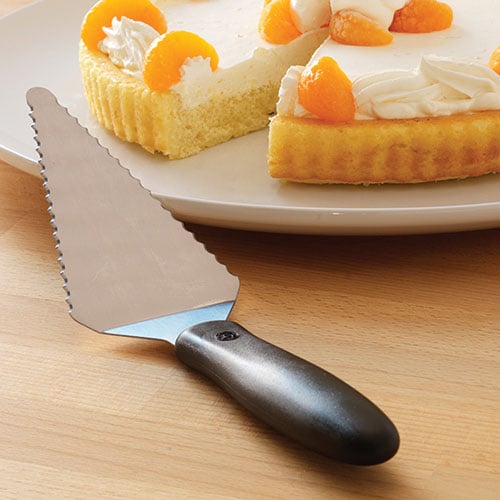 14 Stainless Steel Bread Knife & Cake Slicer with Serrated Edge