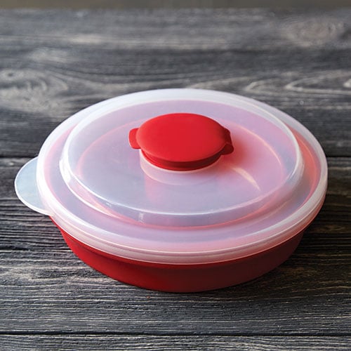 ChefWave 1 pt Reusable Ice Cream Storage Containers with Silicone Lids  (2-pack)