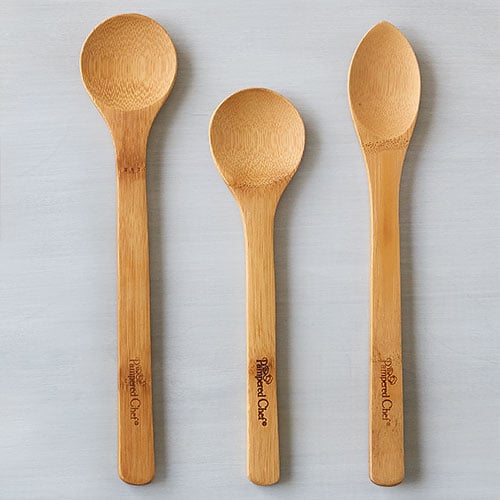 Shop Bamboo Measuring Spoon Set in Various Colors