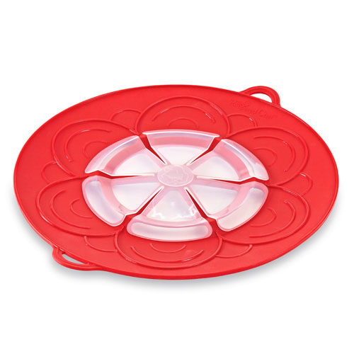 Silicone Lids Spill Stopper and Boil Over Guard for Pots and Pans (Red  &yellow) - Rutos