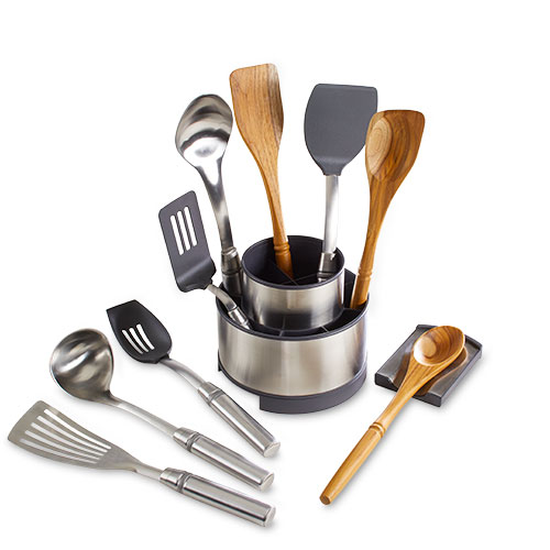 Cookware Tool &amp; Utensil Holder Set - Shop | Pampered Chef ...