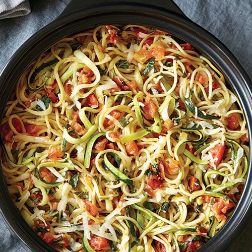 Bruschetta & Zucchini Pasta - Recipes | Pampered Chef Canada Site