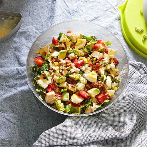 Salad Cutting Bowl –