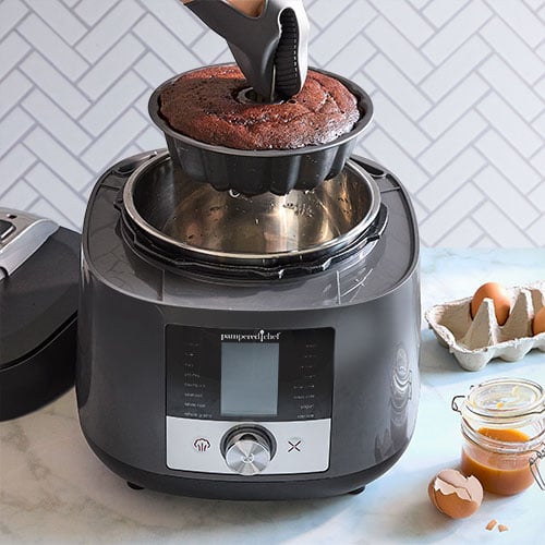 Caramel Sauce in the Pampered Chef Deluxe Cooking Blender and How