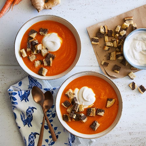 Carrot and Ginger Soup - The Home Cook's Kitchen